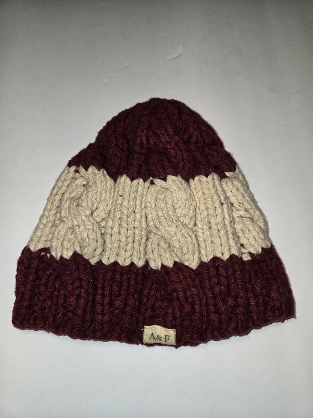 Vintage Abercrombie and Fitch A & F Knit Hat Beanie Y2K One Size Fits Most